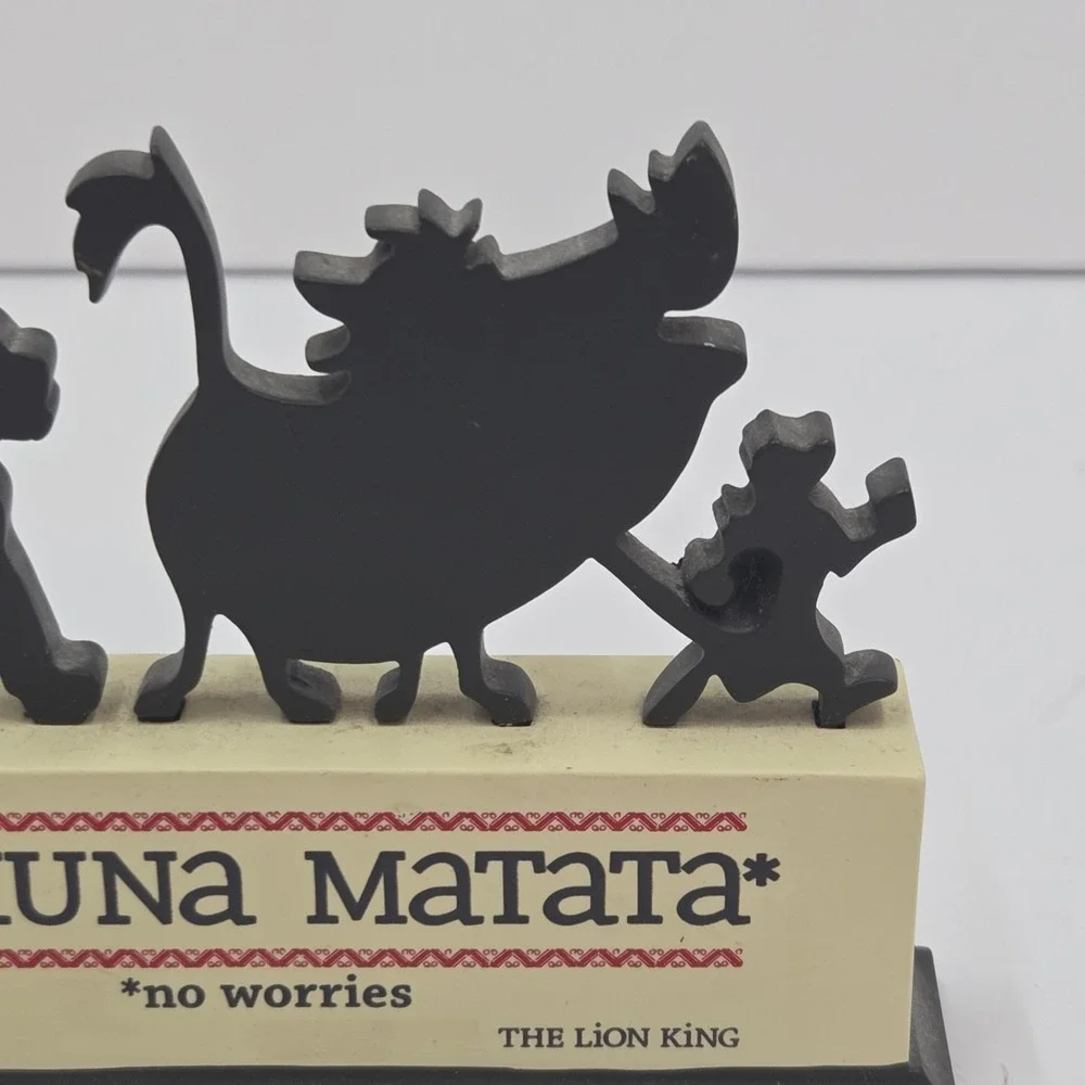 Disney‎ Lion King Hakuna Matata Table Decor Hallmark Simba Pumbaa Timon...